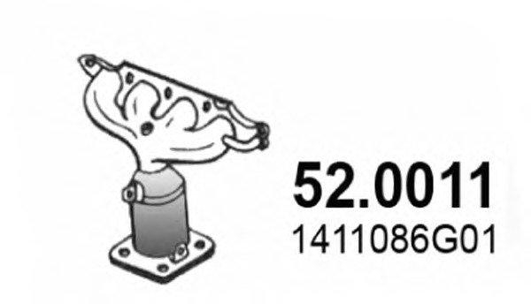 Catalizator 52.0011 ASSO - Catalizator Catalizator 52.0011 ASSO - Catalizator