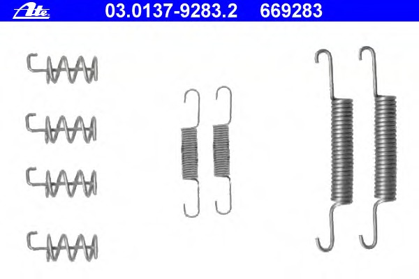 set accesorii, saboti frana parcare 03.0137-9283.2 ATE - Frana tambur set accesorii, saboti frana parcare 03.0137-9283.2 ATE - Frana tambur
