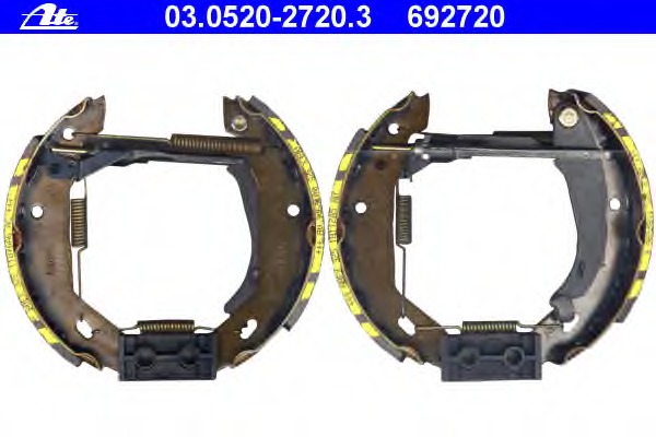 Set saboti frana 03.0520-2720.3 ATE - Material frictiune sabot frana/ sabot frana Set saboti frana 03.0520-2720.3 ATE - Material frictiune sabot frana/ sabot frana