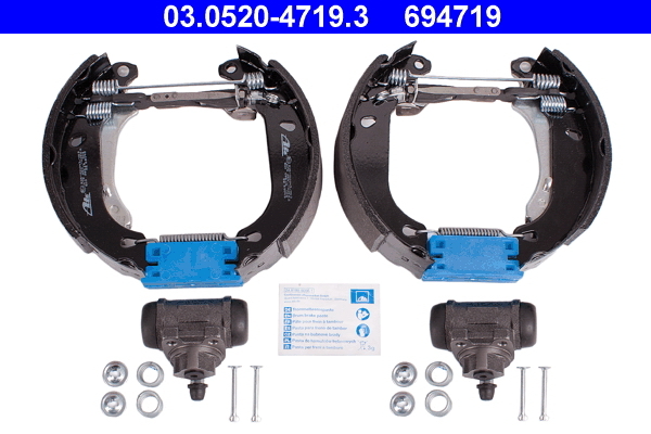 Set saboti frana 03.0520-4719.3 ATE - Material frictiune sabot frana/ sabot frana Set saboti frana 03.0520-4719.3 ATE - Material frictiune sabot frana/ sabot frana
