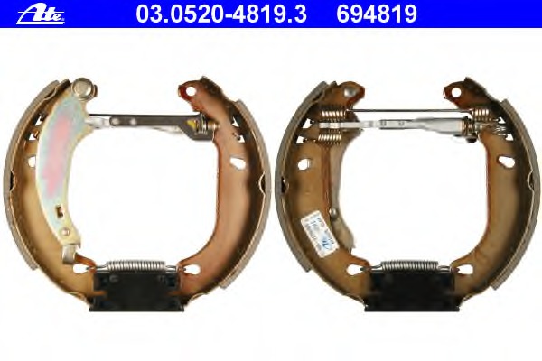 Set saboti frana 03.0520-4819.3 ATE - Material frictiune sabot frana/ sabot frana Set saboti frana 03.0520-4819.3 ATE - Material frictiune sabot frana/ sabot frana