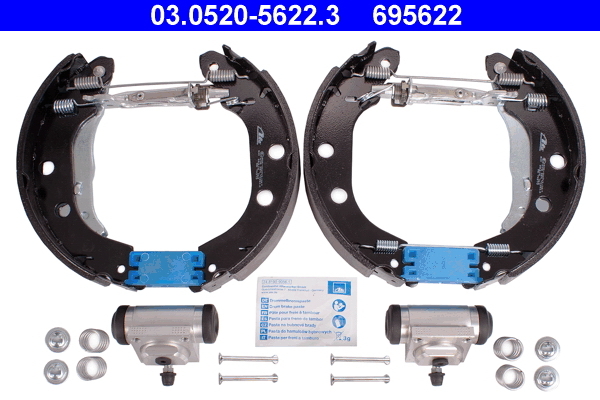 Set saboti frana 03.0520-5622.3 ATE - Material frictiune sabot frana/ sabot frana Set saboti frana 03.0520-5622.3 ATE - Material frictiune sabot frana/ sabot frana