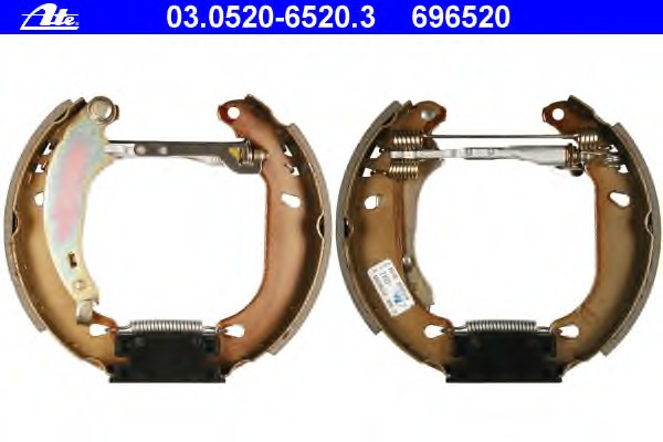 Set saboti frana 03.0520-6520.3 ATE - Material frictiune sabot frana/ sabot frana Set saboti frana 03.0520-6520.3 ATE - Material frictiune sabot frana/ sabot frana