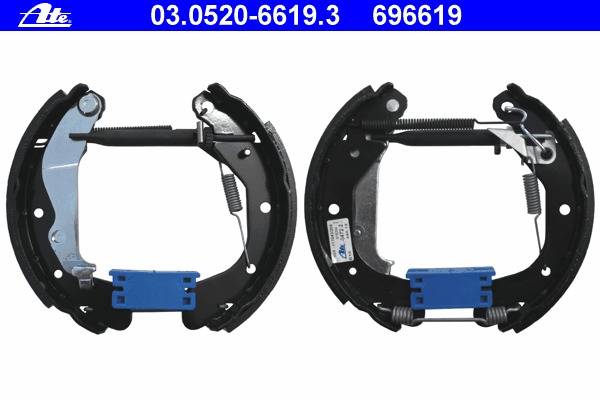 Set saboti frana 03.0520-6619.3 ATE - Material frictiune sabot frana/ sabot frana Set saboti frana 03.0520-6619.3 ATE - Material frictiune sabot frana/ sabot frana