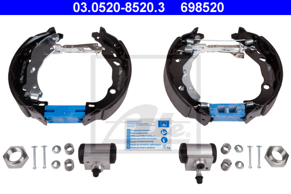 Set saboti frana 03.0520-8520.3 ATE - Material frictiune sabot frana/ sabot frana Set saboti frana 03.0520-8520.3 ATE - Material frictiune sabot frana/ sabot frana