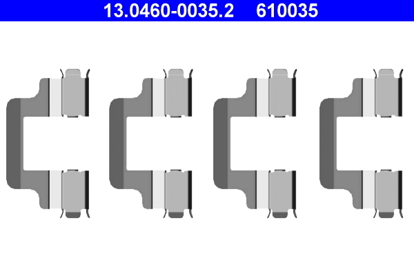 Set accesorii, placute frana 13.0460-0035.2 ATE - Componente/ accesorii frana Set accesorii, placute frana 13.0460-0035.2 ATE - Componente/ accesorii frana