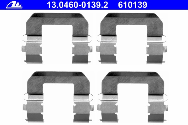 Set accesorii, placute frana 13.0460-0139.2 ATE - Componente/ accesorii frana Set accesorii, placute frana 13.0460-0139.2 ATE - Componente/ accesorii frana