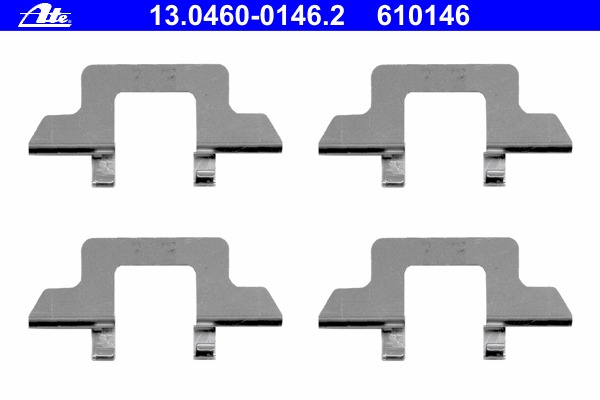 Set accesorii, placute frana 13.0460-0146.2 ATE - Componente/ accesorii frana