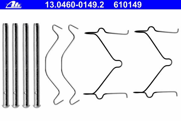 Set accesorii, placute frana 13.0460-0149.2 ATE - Componente/ accesorii frana