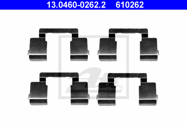 Set accesorii, placute frana 13.0460-0262.2 ATE - Componente/ accesorii frana Set accesorii, placute frana 13.0460-0262.2 ATE - Componente/ accesorii frana