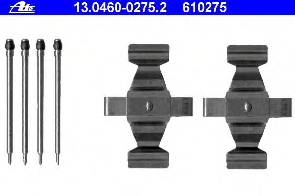 Set accesorii, placute frana 13.0460-0275.2 ATE - Frana disc Set accesorii, placute frana 13.0460-0275.2 ATE - Frana disc