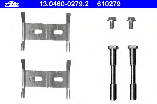Set accesorii, placute frana 13.0460-0279.2 ATE - Componente/ accesorii frana
