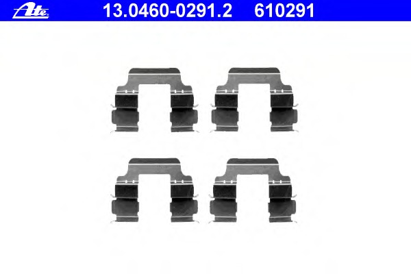 Set accesorii, placute frana 13.0460-0291.2 ATE - Frana disc Set accesorii, placute frana 13.0460-0291.2 ATE - Frana disc
