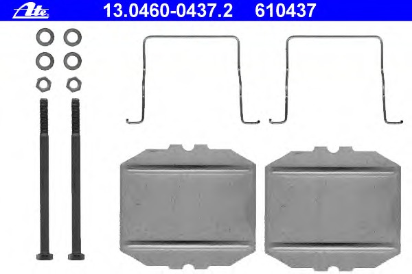 Set accesorii, placute frana 13.0460-0437.2 ATE - Componente/ accesorii frana Set accesorii, placute frana 13.0460-0437.2 ATE - Componente/ accesorii frana