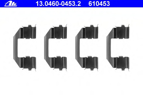 Set accesorii, placute frana 13.0460-0453.2 ATE - Componente/ accesorii frana Set accesorii, placute frana 13.0460-0453.2 ATE - Componente/ accesorii frana