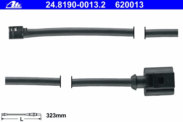 senzor de avertizare,uzura placute de frana 24.8190-0013.2 ATE - Componente/ accesorii frana senzor de avertizare,uzura placute de frana 24.8190-0013.2 ATE - Componente/ accesorii frana
