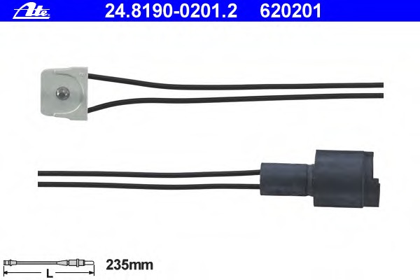 senzor de avertizare,uzura placute de frana 24.8190-0201.2 ATE - Indicator de uzura placute frana senzor de avertizare,uzura placute de frana 24.8190-0201.2 ATE - Indicator de uzura placute frana
