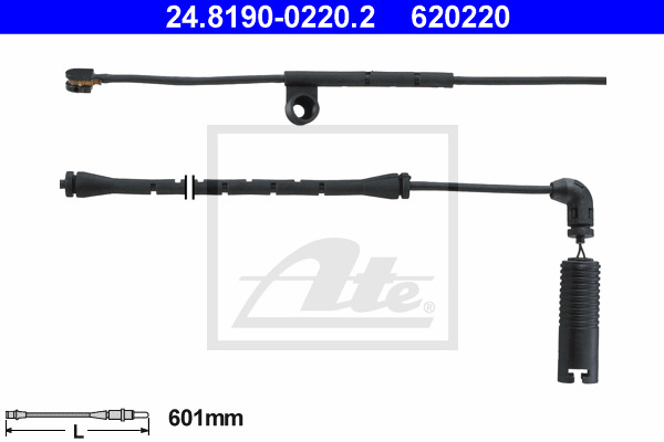 senzor de avertizare,uzura placute de frana 24.8190-0220.2 ATE - Indicator de uzura placute frana senzor de avertizare,uzura placute de frana 24.8190-0220.2 ATE - Indicator de uzura placute frana