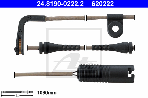 senzor de avertizare,uzura placute de frana 24.8190-0222.2 ATE - Componente/ accesorii frana