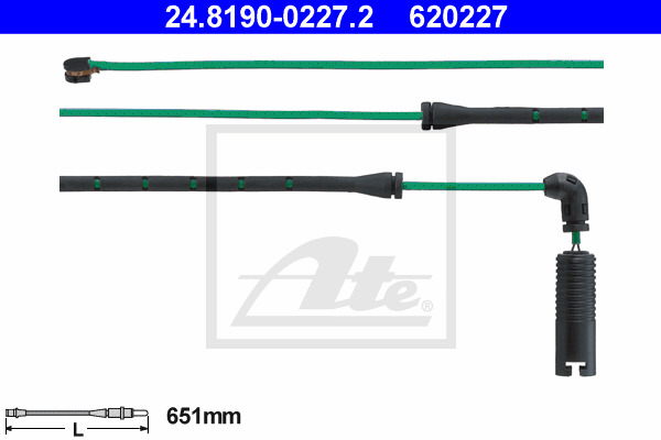 senzor de avertizare,uzura placute de frana 24.8190-0227.2 ATE - Indicator de uzura placute frana senzor de avertizare,uzura placute de frana 24.8190-0227.2 ATE - Indicator de uzura placute frana