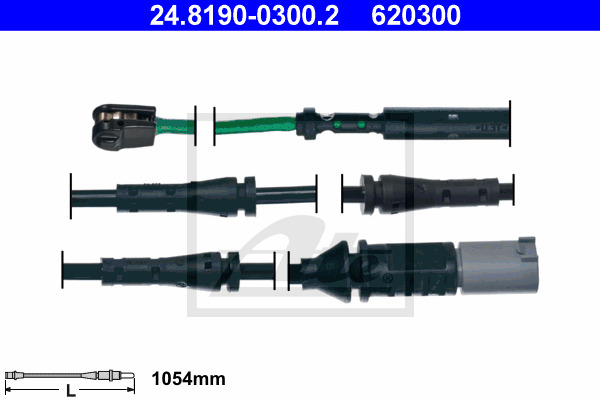 senzor de avertizare,uzura placute de frana 24.8190-0300.2 ATE - Indicator de uzura placute frana senzor de avertizare,uzura placute de frana 24.8190-0300.2 ATE - Indicator de uzura placute frana