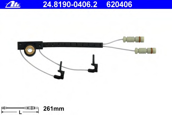 senzor de avertizare,uzura placute de frana 24.8190-0406.2 ATE - Frana disc senzor de avertizare,uzura placute de frana 24.8190-0406.2 ATE - Frana disc