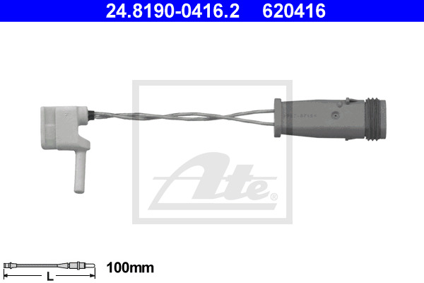 senzor de avertizare,uzura placute de frana 24.8190-0416.2 ATE - Set placute frana senzor de avertizare,uzura placute de frana 24.8190-0416.2 ATE - Set placute frana
