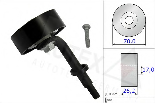 rola intinzator,curea transmisie 654240 AUTEX - Transmisie - kit accesorii rola intinzator,curea transmisie 654240 AUTEX - Transmisie - kit accesorii