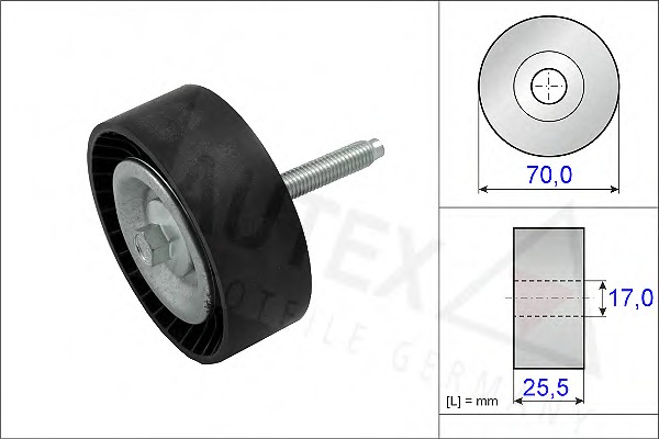 Rola ghidare/conducere, curea transmisie 654834 AUTEX - Transmisie - kit accesorii Rola ghidare/conducere, curea transmisie 654834 AUTEX - Transmisie - kit accesorii