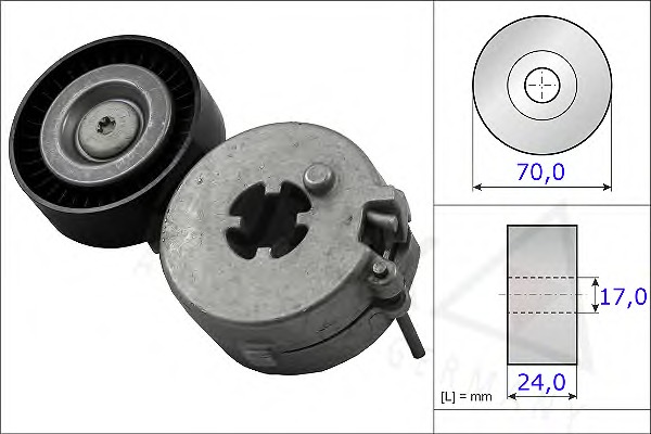 intinzator,curea transmisie 654838 AUTEX - Brat de tensionare intinzator,curea transmisie 654838 AUTEX - Brat de tensionare