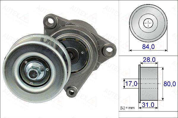 Intinzator curea, curea distributie 654868 AUTEX - Transmisie - kit accesorii