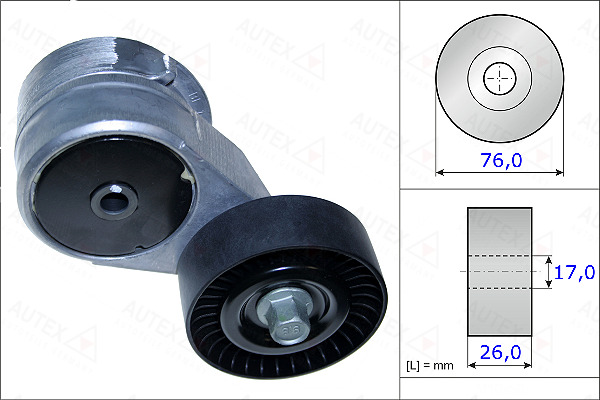 intinzator,curea transmisie 654869 AUTEX - Transmisie - kit accesorii intinzator,curea transmisie 654869 AUTEX - Transmisie - kit accesorii