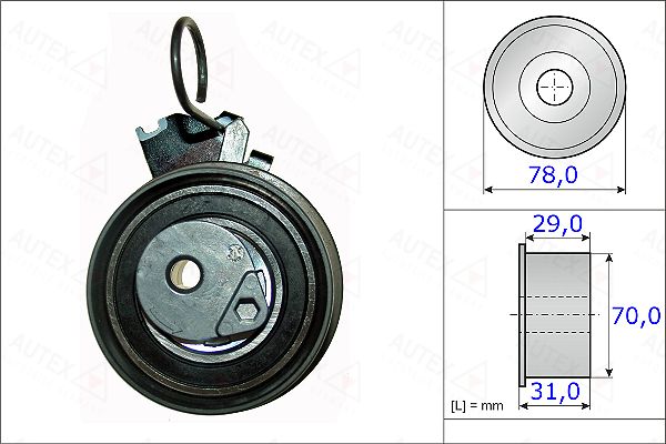 rola intinzator,curea distributie 654871 AUTEX - Control distributie rola intinzator,curea distributie 654871 AUTEX - Control distributie