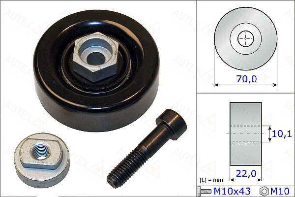 rola intinzator,curea transmisie 654890 AUTEX - Transmisie - kit accesorii rola intinzator,curea transmisie 654890 AUTEX - Transmisie - kit accesorii