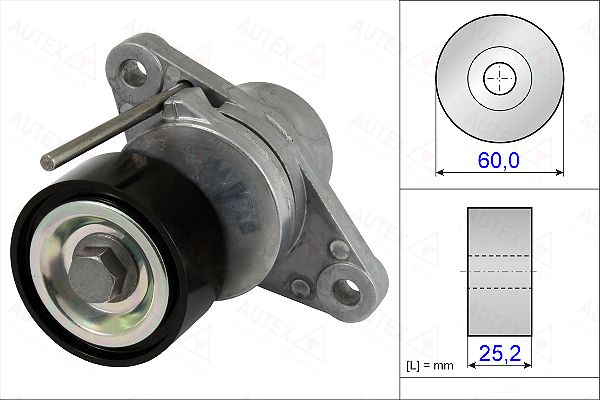 Intinzator curea, curea distributie 654896 AUTEX - Intinzator curea (sistem de intindere) Intinzator curea, curea distributie 654896 AUTEX - Intinzator curea (sistem de intindere)