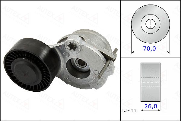 intinzator,curea transmisie 654964 AUTEX - Transmisie - kit accesorii intinzator,curea transmisie 654964 AUTEX - Transmisie - kit accesorii