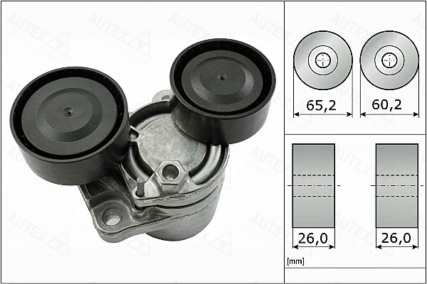 rola intinzator,curea transmisie 654986 AUTEX - Transmisie - kit accesorii rola intinzator,curea transmisie 654986 AUTEX - Transmisie - kit accesorii