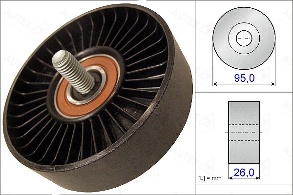 Rola ghidare/conducere, curea transmisie 654998 AUTEX - Transmisie - kit accesorii Rola ghidare/conducere, curea transmisie 654998 AUTEX - Transmisie - kit accesorii