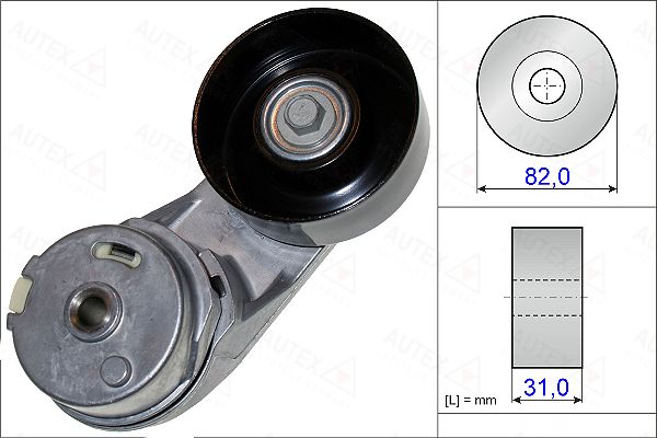 intinzator,curea transmisie 655000 AUTEX - Transmisie - kit accesorii intinzator,curea transmisie 655000 AUTEX - Transmisie - kit accesorii