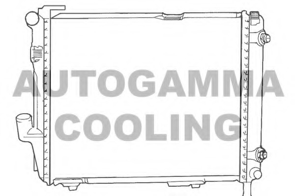 Radiator, racire motor 100544 AUTOGAMMA - Radiator apa/piese Radiator, racire motor 100544 AUTOGAMMA - Radiator apa/piese