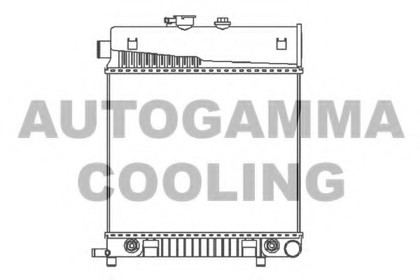 Radiator, racire motor 101315 AUTOGAMMA - Radiator apa/piese