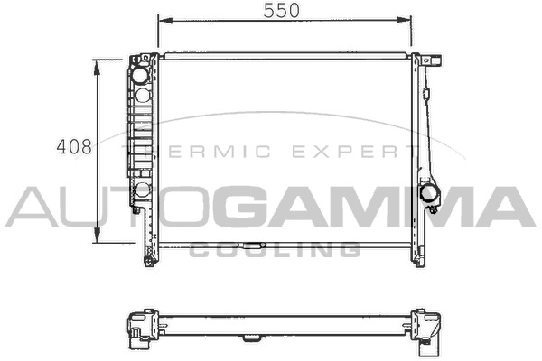 Radiator, racire motor 101368 AUTOGAMMA - Radiator apa/piese Radiator, racire motor 101368 AUTOGAMMA - Radiator apa/piese