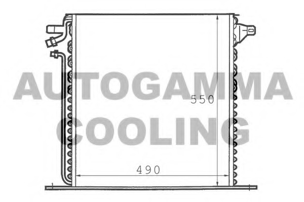 Condensator, climatizare 101563 AUTOGAMMA - Radiator clima Condensator, climatizare 101563 AUTOGAMMA - Radiator clima