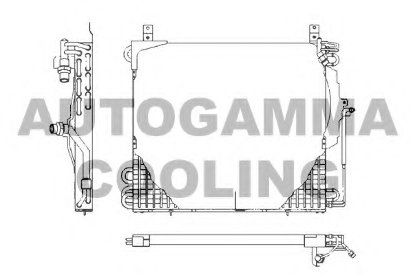 Condensator, climatizare 101698 AUTOGAMMA - Radiator clima Condensator, climatizare 101698 AUTOGAMMA - Radiator clima