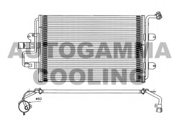 Condensator, climatizare 101720 AUTOGAMMA - Radiator clima Condensator, climatizare 101720 AUTOGAMMA - Radiator clima