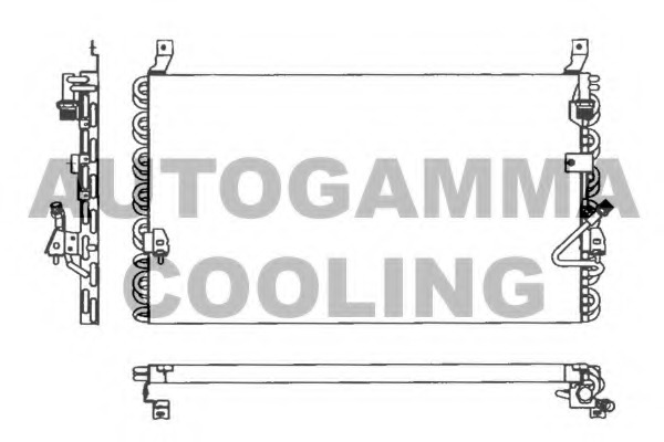 Condensator, climatizare 101724 AUTOGAMMA - Radiator clima Condensator, climatizare 101724 AUTOGAMMA - Radiator clima