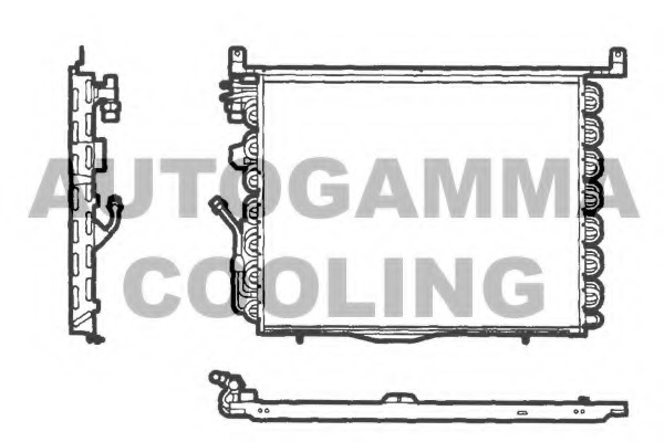 Condensator, climatizare 101728 AUTOGAMMA - Radiator clima Condensator, climatizare 101728 AUTOGAMMA - Radiator clima
