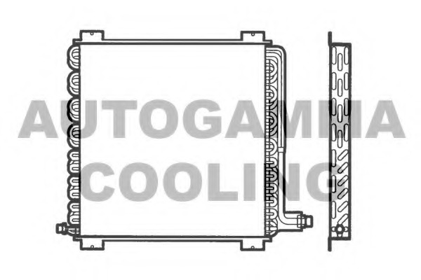 Condensator, climatizare 101801 AUTOGAMMA - Radiator clima Condensator, climatizare 101801 AUTOGAMMA - Radiator clima