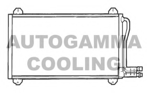Condensator, climatizare 101834 AUTOGAMMA - Radiator clima Condensator, climatizare 101834 AUTOGAMMA - Radiator clima