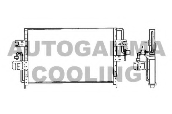 Condensator, climatizare 101835 AUTOGAMMA - Radiator clima Condensator, climatizare 101835 AUTOGAMMA - Radiator clima